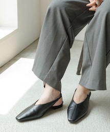 URBAN RESEARCH Sonny Label | バックストラップスクエアパンプス(パンプス)