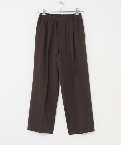 SENSE OF PLACE by URBAN RESEARCH（センスオブプレイスバイアーバンリサーチ）の「『イージーケア/速乾』サマー2タックワイドテーパードパンツ（その他パンツ・メンズ・IVORY/L.GRAY/BROWN・M/L）」の16枚目の写真