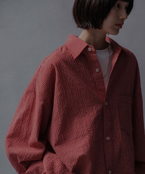 URBAN RESEARCH（アーバンリサーチ）の「FOOOOUR OO CHECK SHIRT OO（シャツ/ブラウス・メンズ・BLACK C/GREEN C/BLUE C/RED C・1/2/3/4）」の4枚目の写真