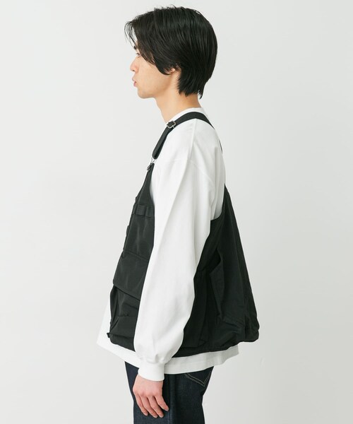 URBAN RESEARCH DOORS(アーバンリサーチドアーズ)の「Snow Peak Apparel TAKIBI RIP FIELD VEST(ベスト・メンズ・BLACK/OLIVE・M)」の6枚目の写真