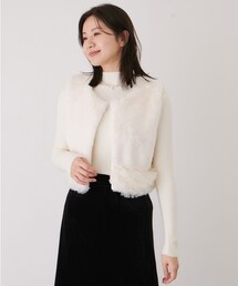 Jayro（ジャイロ）の「裾フリルファーベスト（その他アウター）」