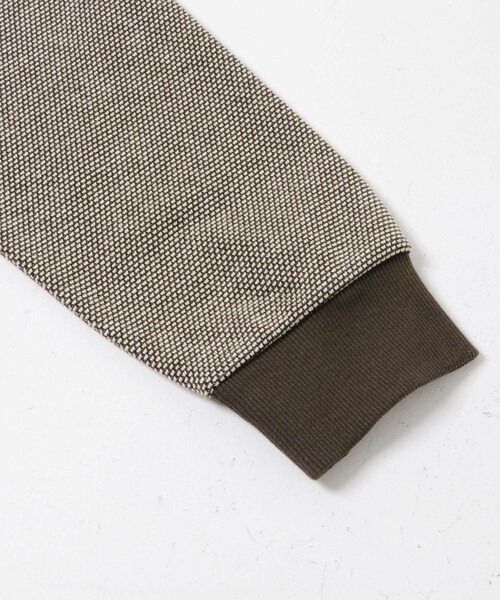 ITEMS URBANRESEARCH（アイテムズ アーバンリサーチ）の「バーズアイ ジャカード スウェット（スウェット・メンズ・BEG/D.BRN/NVY・M/L）」の14枚目の写真