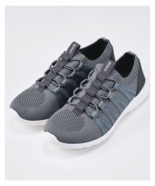 nissen（ニッセン）の「【ノベルティ付】moz（モズ）超軽量レディースニットスニーカー（ワイズ３Ｅ）（スニーカー・メンズ・黒/グレー/ネイビー/キャメル/ダークグレー・22.5cm/23.0cm/23.5cm/24.0cm/24.5cm/25.0cm）」の3枚目の写真