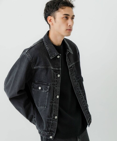 URBAN RESEARCH(アーバンリサーチ)の「13.5oz DENIM TYPE 2nd JACKET(デニムジャケット・メンズ・INDIGO/LT INDIGO/BLACK・S/M/L)」の14枚目の写真