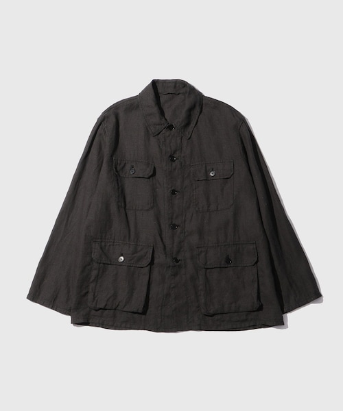 ADAM ET ROPE'(アダムエロペ)の「【KAPTAIN SUNSHINE/キャプテンサンシャイン】Safari Shirt Jacket(その他アウター・メンズ・ブラック/キナリ・2/3/4)」の5枚目の写真