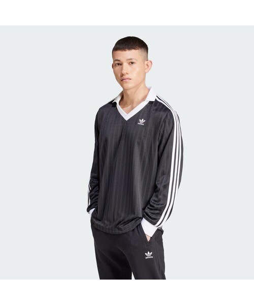 adidas(アディダス)の「アディカラー ピケ サッカー長袖Tシャツ(トップス・メンズ・ベタースカーレット/セミルシッドブルー/ミネラルグリーン/ブラック/ブルー/レッド/グリーン/イエロー/ホワイト・XS/S/M/L/XL/2XL/3XL/J/2XS/4XL/5XL/6XL/J/4XL/J/XS/J/S/J/M/J/L/J/XL/J/2XL/J/3XL)」の21枚目の写真