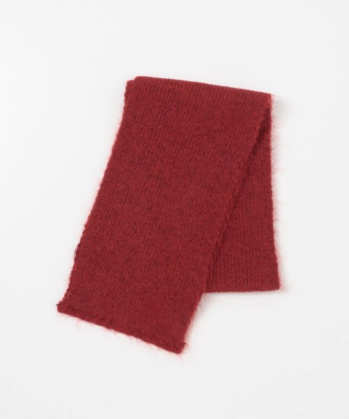 RODE SKO（ロデスコ）の「ショートマフラー（マフラー・レディース・RED/GRAY/IVORY・one）」の3枚目の写真