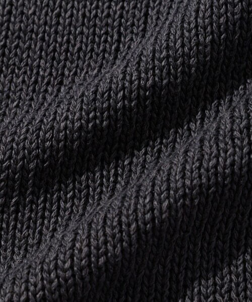 ADAM ET ROPE'(アダムエロペ)の「【AMOMENTO/アモーメント】 PAPER YARN PULLOVER(ニット/セーター・メンズ・チャコール/ベージュ・L/M)」の18枚目の写真