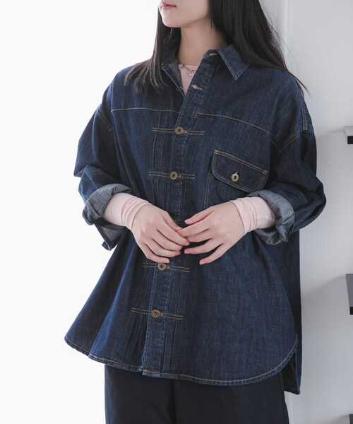 URBAN RESEARCH DOORS(アーバンリサーチドアーズ)の「『別注』Lee×DOORS COWBOY SHIRTS(シャツ/ブラウス・レディース・BLUE/NAVY・One)」の6枚目の写真