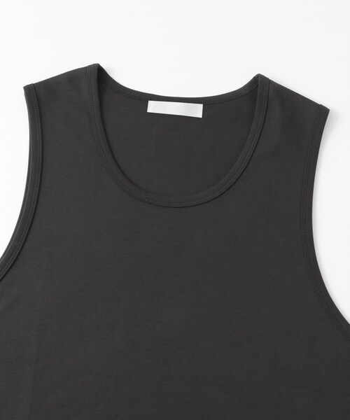 SENSE OF PLACE by URBAN RESEARCH（センスオブプレイスバイアーバンリサーチ）の「コットンスムースタンクトップ（タンクトップ・メンズ・BLACK/WHITE/BEIGE・M/L）」の13枚目の写真