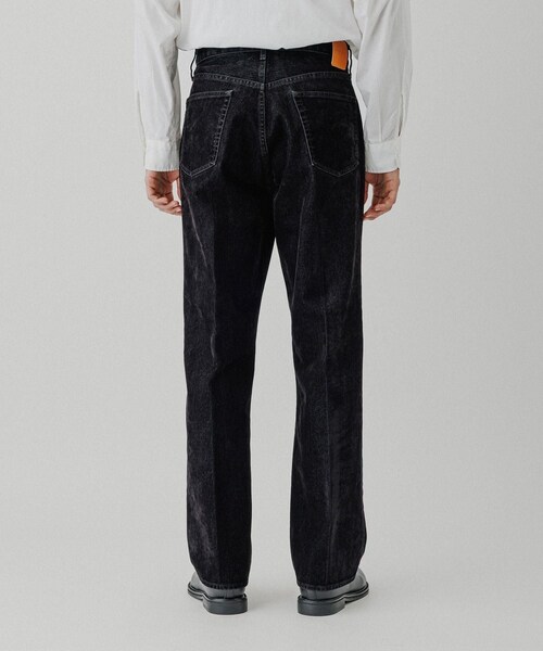 ADAM ET ROPE'（アダムエロペ）の「【ISKO】フロッキーデニム ストレートスラックス / ADAM ET ROPE' JEANS -IMAG-（デニムパンツ・メンズ・ブラック系/ダークブラウン系・L/M）」の16枚目の写真