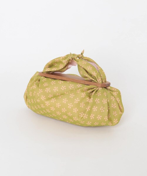 URBAN RESEARCH ROSSO（アーバンリサーチロッソ）の「FUROSHIKI BAG 利休梅（着物・レディース・グリーン/ムラサキ・-）」の6枚目の写真