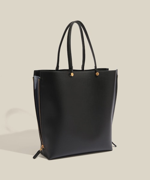 ROPE'(ロペ)の「【E'POR】Y BAG Large/A4対応・通勤・26SS(トートバッグ・レディース・ブラック/グレー/キナリ/ダークブラウン/ダークグリーン・F)」の2枚目の写真