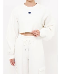 EVRIS | クロップドスウェットトップス【セットアップ着用可能】(スウェット)