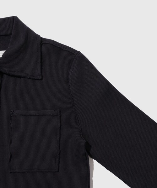 ADAM ET ROPE'(アダムエロペ)の「【CAMIEL FORTGENS/カミエル フォートヘンス】FITTED ZIP CARDIGAN(カーディガン/ボレロ・メンズ・ネイビー・M/S)」の6枚目の写真