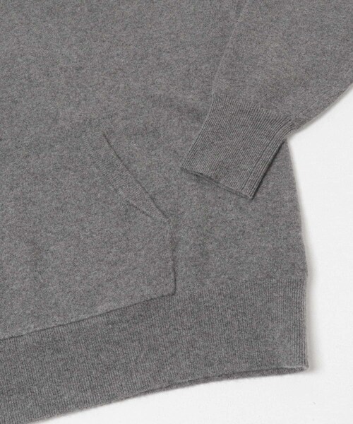 URBAN RESEARCH（アーバンリサーチ）の「dDdDdDd　CASHMERE VINTAGE HOODIE（ニット/セーター・メンズ・DARK GRAY/PURE BEIGE・S/M/L/XL）」の6枚目の写真