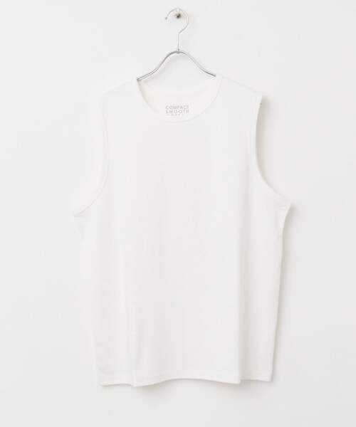 URBAN RESEARCH Sonny Label（アーバンリサーチサニーレーベル）の「コットンレイヤードタンクトップ（タンクトップ・メンズ・チャコール/オフ/ブラック・S/M/L）」の12枚目の写真