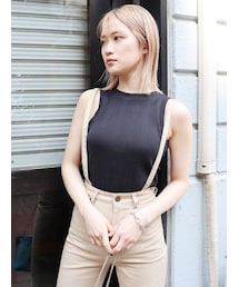 MURUA | アメスリタンク（パット付）(タンクトップ)