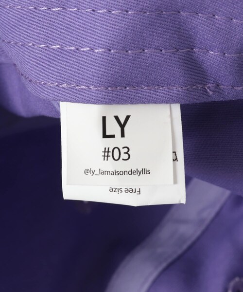 URBAN RESEARCH DOORS(アーバンリサーチドアーズ)の「LY LETTER CAP(キャップ・レディース・OATMEAL/PURPLE/BORDEAUX・Free)」の12枚目の写真