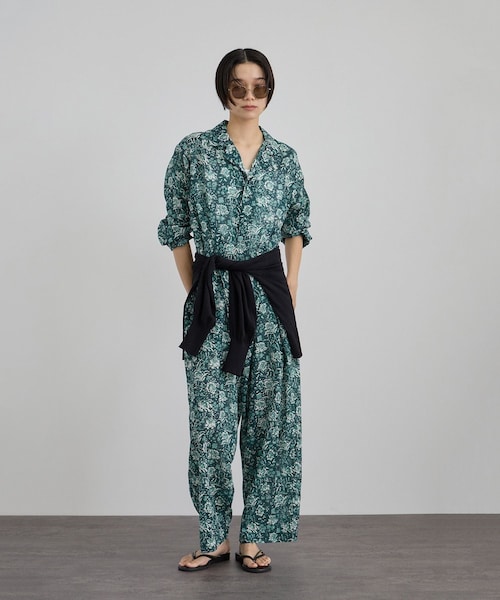 ADAM ET ROPE'(アダムエロペ)の「【J'aDoRe・一部店舗限定】【WONDER FULL LIFE/ワンダーフルライフ】トラベラーズオールインワン(つなぎ/オールインワン・レディース・グリーン系/ワイン系・S)」の6枚目の写真