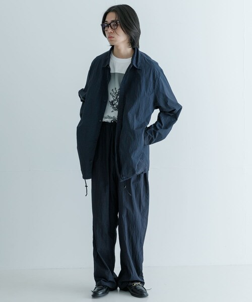 URBAN RESEARCH(アーバンリサーチ)の「ATON HANDDYED NYLONOVER PANTS(その他パンツ・メンズ・075 NAVY/105 BLK・4/6)」の13枚目の写真