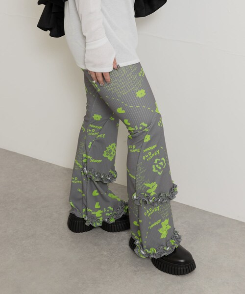 THE GOODLAND MARKET（ザグッドランドマーケット）の「old honey　50℃ pants（その他パンツ・レディース・white/gray・one）」の13枚目の写真