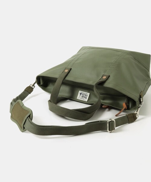 URBAN RESEARCH Sonny Label（アーバンリサーチサニーレーベル）の「POLER　WASABI&POLER Durable Tent Tote S（トートバッグ・メンズ・BLACK/GREEN・One）」の13枚目の写真