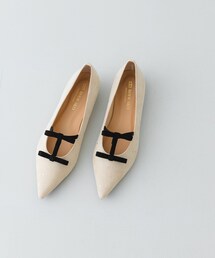 2センチダブルリボンヒールパンプス