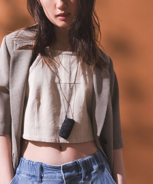URBAN RESEARCH(アーバンリサーチ)の「PROTCOL VOID 8 NECKLACE(ネックレス・レディース・BLACK・-)」の1枚目の写真