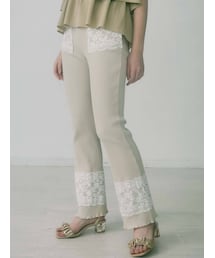 merry jenny | リブレースフレアカットパンツ(その他パンツ)