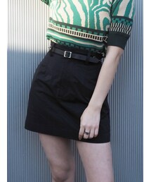 EVRIS | チェーンベルトミニスカート【セットアップ着用可能】(スカート)