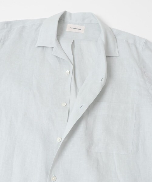 URBAN RESEARCH（アーバンリサーチ）の「MARKAWARE　COMFORT FIT OPEN COLLAR（シャツ/ブラウス・メンズ・TAUPE/ICE/BLACK・1/2）」の19枚目の写真