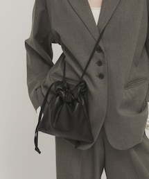 KBF | ギャザーデザインミニBAG(ショルダーバッグ)