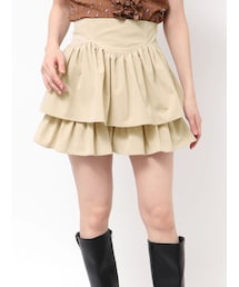 dazzlin | 【セットアップ対応】フェイクスウェードミニスカート(スカート)