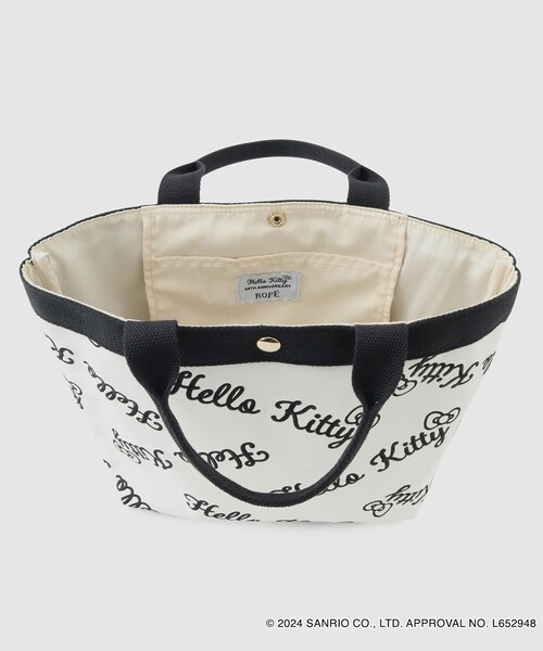 ROPE'（ロペ）の「【一部店舗限定】HELLO KITTY トートバックMini（トートバッグ・レディース・ブラック/ホワイト・F）」の16枚目の写真