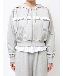 EMODA | カットアウトリボンフーディ(パーカー)