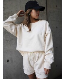 EVRIS | SUNNYラグランスウェットプルオーバー【セットアップ着用可能】(スウェット)