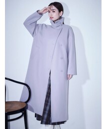MERCURYDUO | 【WEB限定】スタンドカラーロングコート(ステンカラーコート)