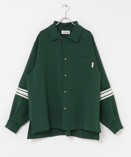 THE GOODLAND MARKET（ザグッドランドマーケット）の「master key　FLOW-SH（シャツ/ブラウス・メンズ・BLK/GRN/WHT・Free）」の3枚目の写真