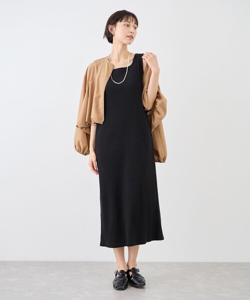ROPE' PICNIC(ロペピクニック)の「バルーンシャツブルゾン(ブルゾン・レディース・チャコール/キャメル・F)」の21枚目の写真