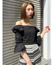 EMODA | ボックスパフスリーブトップ(シャツ/ブラウス)