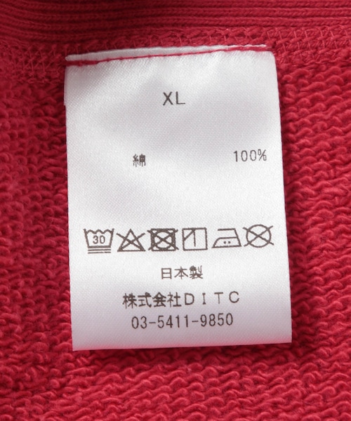 ADAM ET ROPE'(アダムエロペ)の「【BOWWOW/バウワウ】1ST MARINE DIVISION HOODIE AGEING(パーカー・メンズ・レッド・L/M/XL)」の12枚目の写真