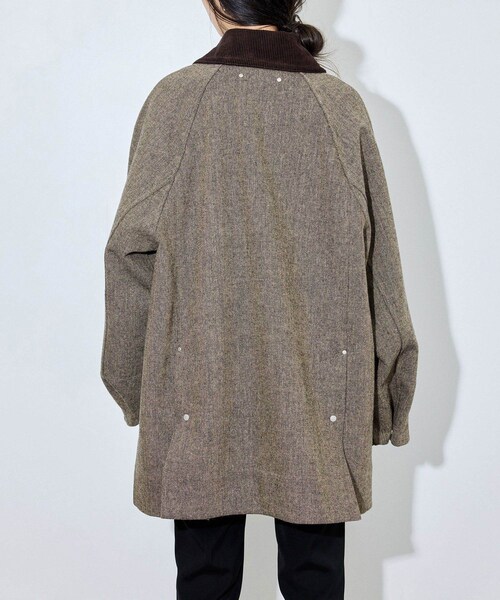 ADAM ET ROPE'(アダムエロペ)の「ライトツイードカバーオール(カバーオール・レディース・ブラウン・36/38)」の14枚目の写真