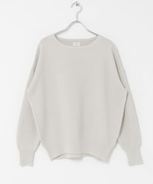 URBAN RESEARCH DOORS | コットンボートネックガーターKNIT(ニット/セーター)