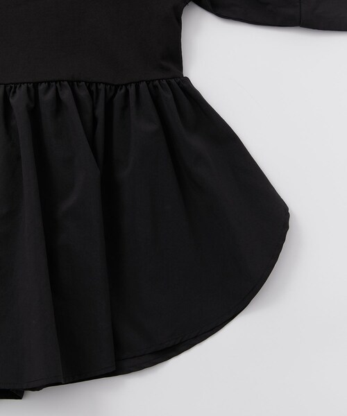 ADAM ET ROPE'（アダムエロペ）の「【サステナブル・UVカット】バウンスカフスプルオーバー（Tシャツ/カットソー・レディース・ブラック/ホワイト/ピンク/ベージュ・F）」の6枚目の写真