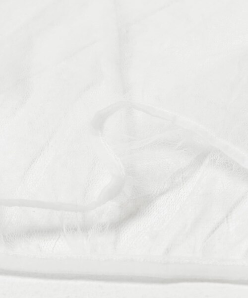 URBAN RESEARCH（アーバンリサーチ）の「AMOMENTO　SHEER LACE MOCK NECK TOP（Tシャツ/カットソー・レディース・BLACK/WHITE・0）」の7枚目の写真
