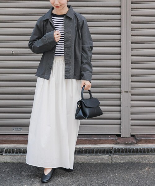 URBAN RESEARCH DOORS（アーバンリサーチドアーズ）の「FORK&SPOON　ミリタリージャケット（ミリタリージャケット・レディース・CHARCOAL/KHAKI・1）」の11枚目の写真