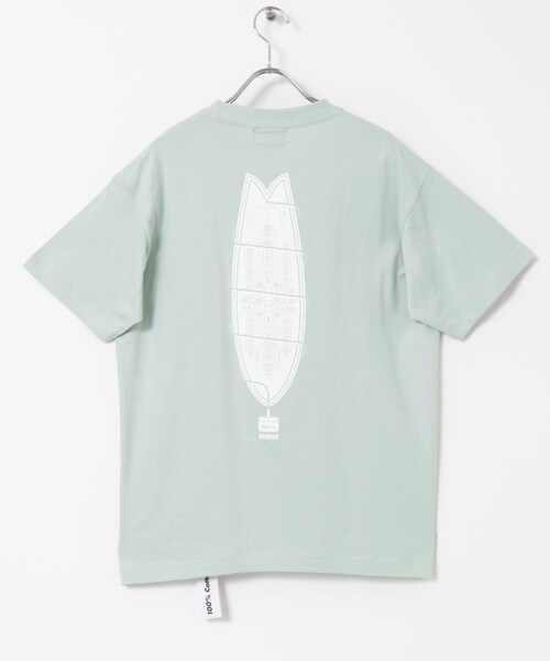 THE GOODLAND MARKET（ザグッドランドマーケット）の「That’s　RE the Tee-NOWAR（Tシャツ/カットソー・メンズ・WH/GRN・M/L/XL）」の21枚目の写真