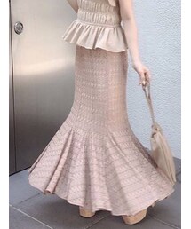 dazzlin | レースロングマーメイドスカート(スカート)