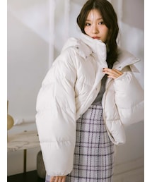 MERCURYDUO | 2WAYフード付アライドショートダウン(ダウンジャケット/コート)